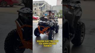3000W 72V 50AH Lithium battery Electric ATV Quad bike, 70KM/H, Range 70KM  #atv #quad #electric