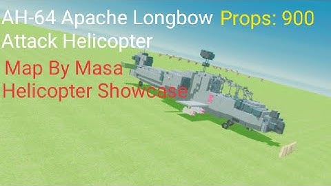 AH-64 Apache Longbow Attack Helicopter ( Simple Sandbox 2 )  { Build Showcase }  [ Reupload Video ]