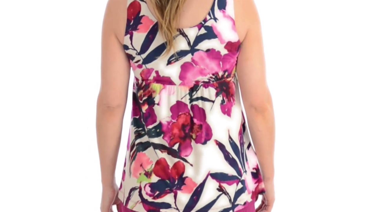 tommy-bahama-koloa-floral-tank-top-stretch-viscose-for-women-youtube
