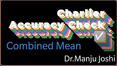 📝 Calculation of Arithmetic Mean ।। Short -Cut and Step -Deviation Method।। Charlier accuracy Check