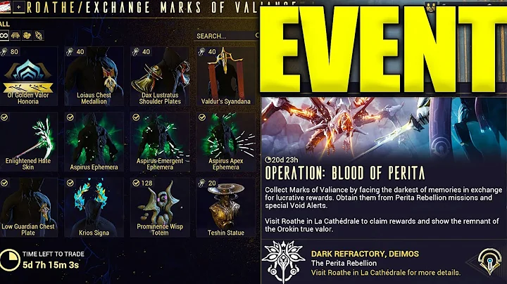 New Operation: Blood of Perita! Warframe Event Loot Is Here!