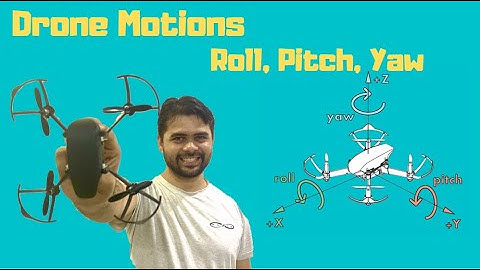 Understanding Roll, Pitch and Yaw in Drones