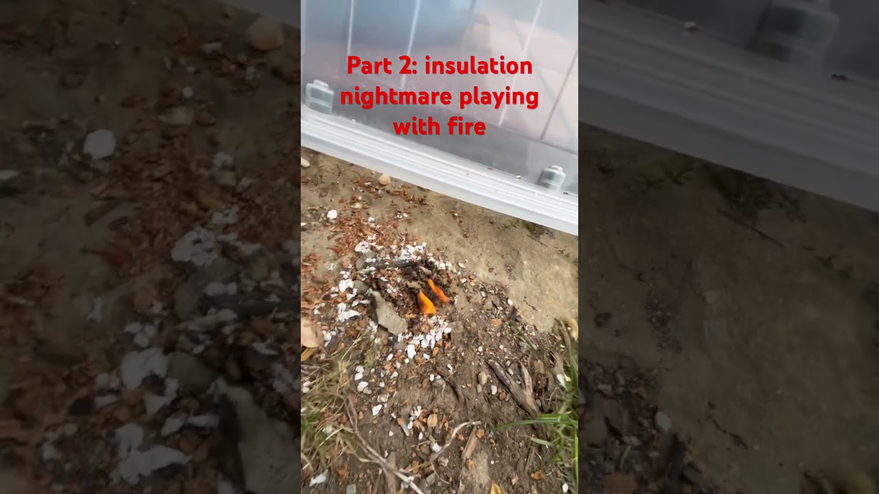 Part2: insulation nightmare playing with fire. #home #loft #diy #construction #insulation
