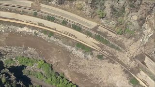 Mudslides in Colorado trap motorists on highway