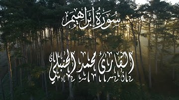 تلاوة عطرة من سورة إبراهيم بصوت القارئ محمد الحنبلي ♥️🤍
