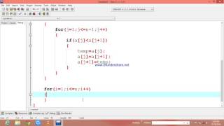 sorting using bubble sort