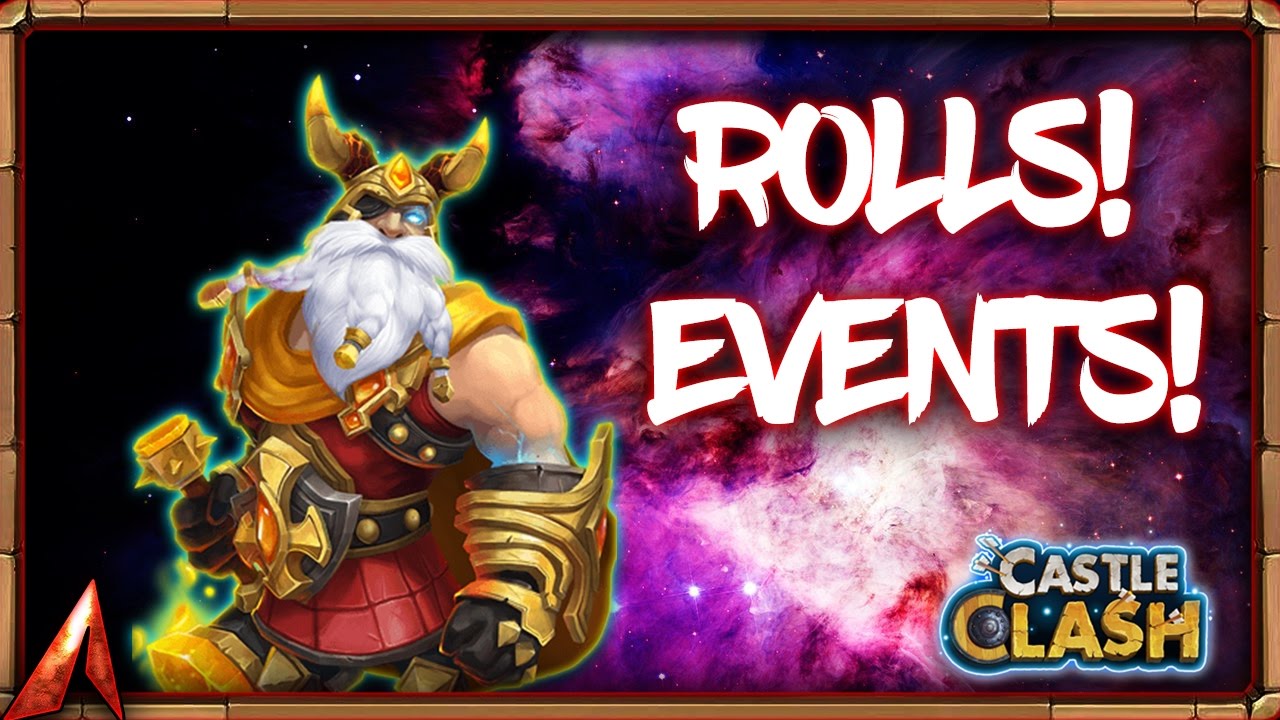 Castle Clash Rolling 51k Gems for Heroes Plus Events!