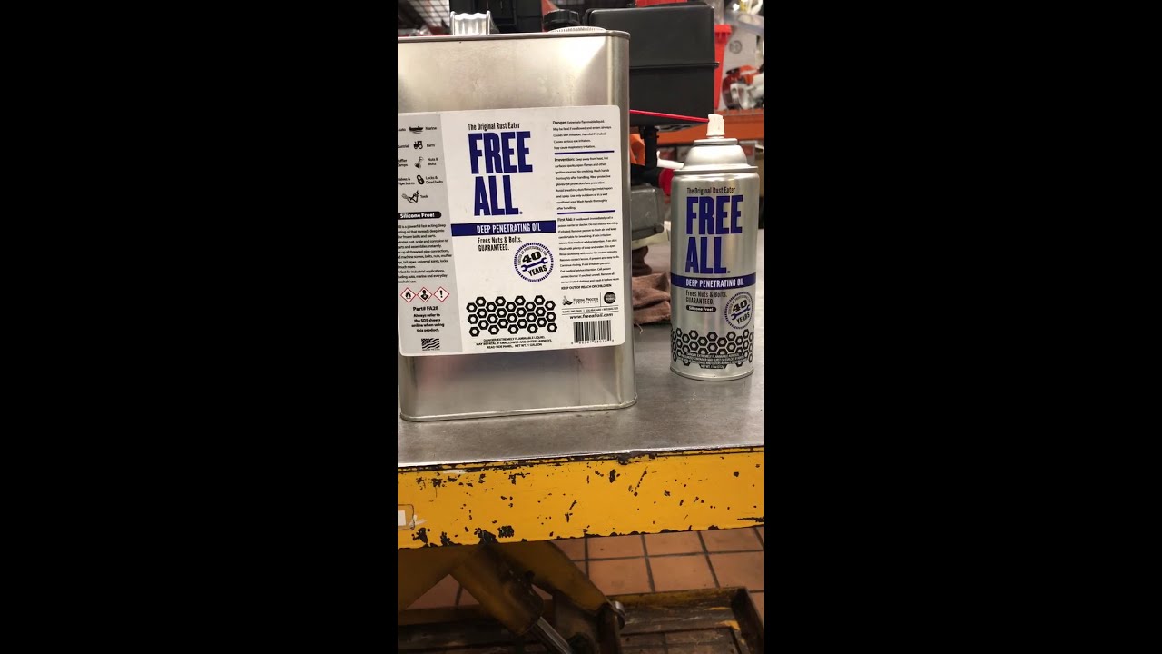 Intro to free all penetrating oil youtube