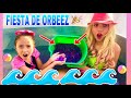 FIESTA EN LA ALBERCA!!/JUGAMOS CON  ORBEETS/videos para niños