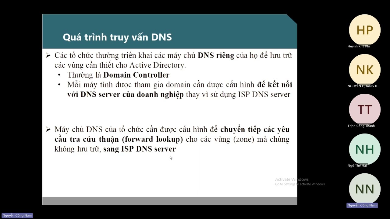 Quá trình truy vấn DNS