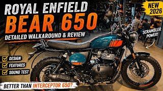 Royal Enfield Interceptor Bear 650 Real Review || Bear 650 All Details @SmokeySilencer-RR 