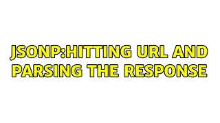 JSONP:Hitting url and parsing the response Wealth