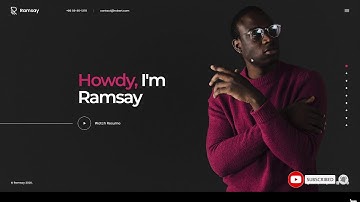 Ramsay - Personal CVResume WordPress Theme online cv resume website Build Website