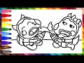 Dibuja y Colorea A Bebé Wolfoo Y Bebé Lucy 🐺🍼🎀🐺🍼🌈 Dibujos Para Niños