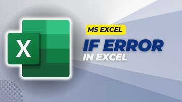 IF Error function in MS Excel | Urdu/Hindi