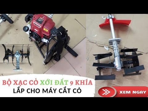 Video: Phụ Kiện Máy Xới Cho Máy Xén Xăng: Chọn Máy Xới để Làm Cỏ Với Trục 9 Trục Cho Máy Cắt Xăng