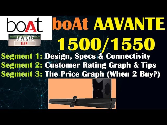 boat aavante soundbar price
