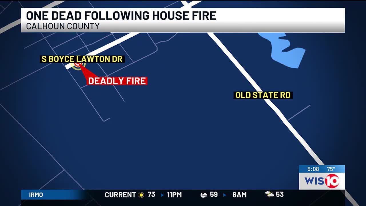House fire in Calhoun County leaves 1 man dead - YouTube