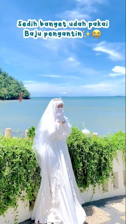 Masya Allah ukhti bercadar cantik,sedih banget udah pakai baju pengantin🥹
