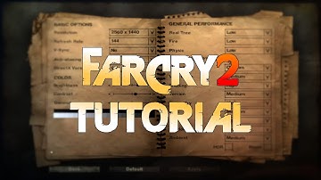 Far Cry 2 - Speedrun Setup Tutorial - Display Settings