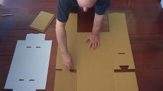 Archival Comic box assembly