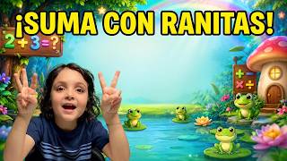 LEARN TO ADD BY PLAYING WITH LITTLE FROGS videos for kids screenshot 4