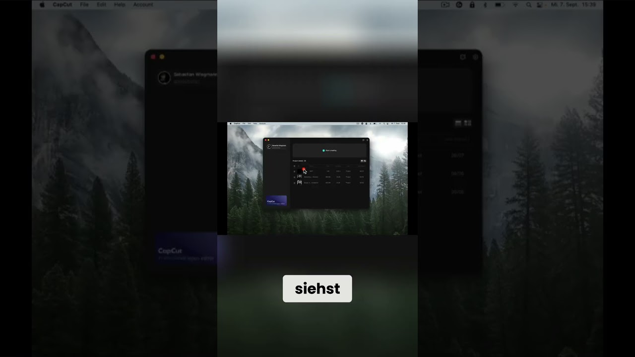 CapCut: So erstellst und speicherst du dein Projekt