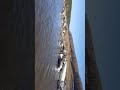 река Юрюзань после ледохода на лодке