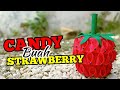 78) Ide Kreatif - Cara membuat tempat Permen terbaru dari flanel || candy buah strawberry