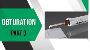 OBTURATION (PART 3) [SOLVENT SOFTENED CUSTOM CONE TECHNIQUE, GUTTAFLOW]