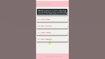 Excel Mcq 17 | Excel Mcq |  #shorts |#reels |#viral |#upadhyay_technology