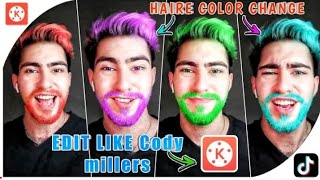 Trending tiktok editing hair color change|Change hair color like cody miller FA king screenshot 2