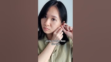 Time to clean ur earring holes👂🏻#piercing #beauty #skincare #shorts