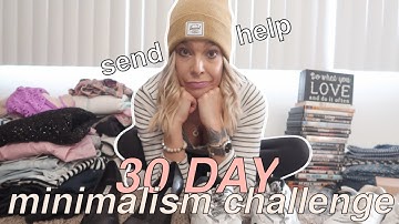 30 DAY MINIMALISM CHALLENGE & EXTREME DECLUTTERING - Letting go of over 500 items | OCD Diaries