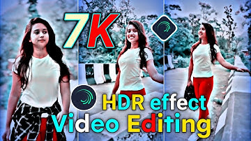 New alight motion hdr blue effect video editing tutorial | Technical Asmatali