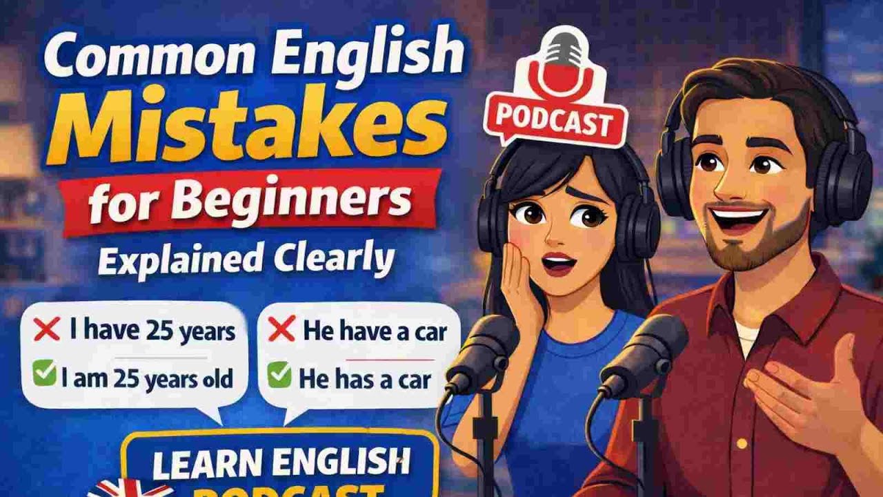 Common English Mistakes for Beginners Explained Clearly | Learn ENGLISH PODCAST 