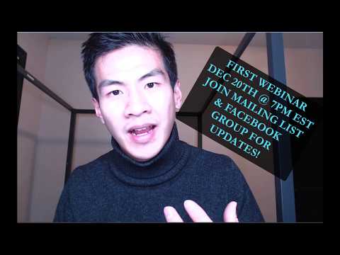 FIRST WEBINAR: December