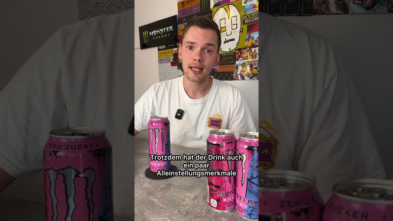 Neu in Deutschland! Monster Ultra FATASY RUBY RED 🔮 Energy Drink Review