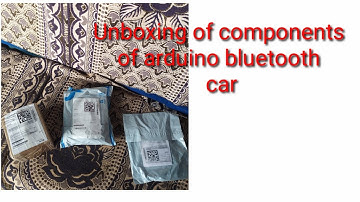 Unboxing of Arduino bluetooth car components