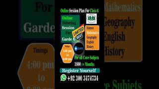 Online Teaching For Class 6 0300 3474734 Aps Student Class 6 Online