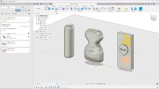 FUSION - Lesson 09 - Derive, Insert 3D, Poly, Nurbs, 2D SVG , PNG Decal, , Form Soft Poly Modeling screenshot 3