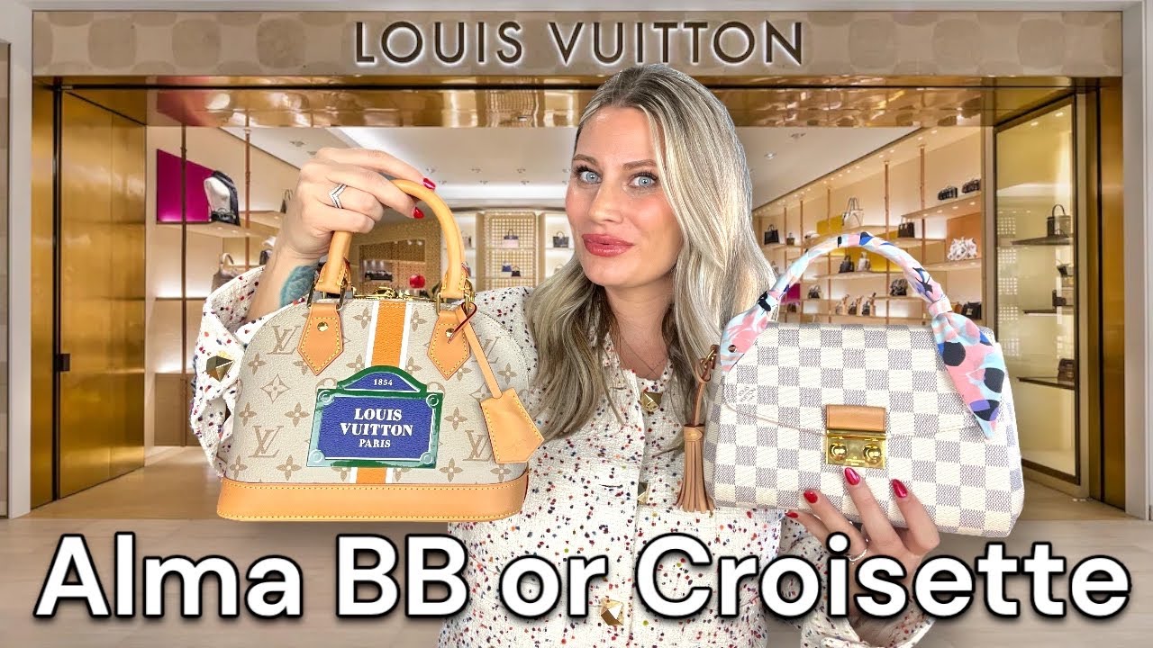 LOUIS VUITTON CROISETTE VS. ALMA BB// Which one I recommend? 