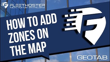 How To Add Zones On The Geotab Map