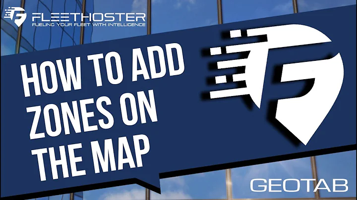 How To Add Zones On The Geotab Map
