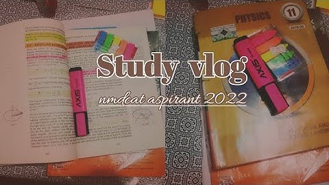 STUDY VLOG || MDCAT ASPIRANT 2022 || NMDCAT 2022