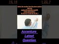 Number series | Accenture Latest Questions| question:1 | Durga Naresh Eluguri | ICARE Academy