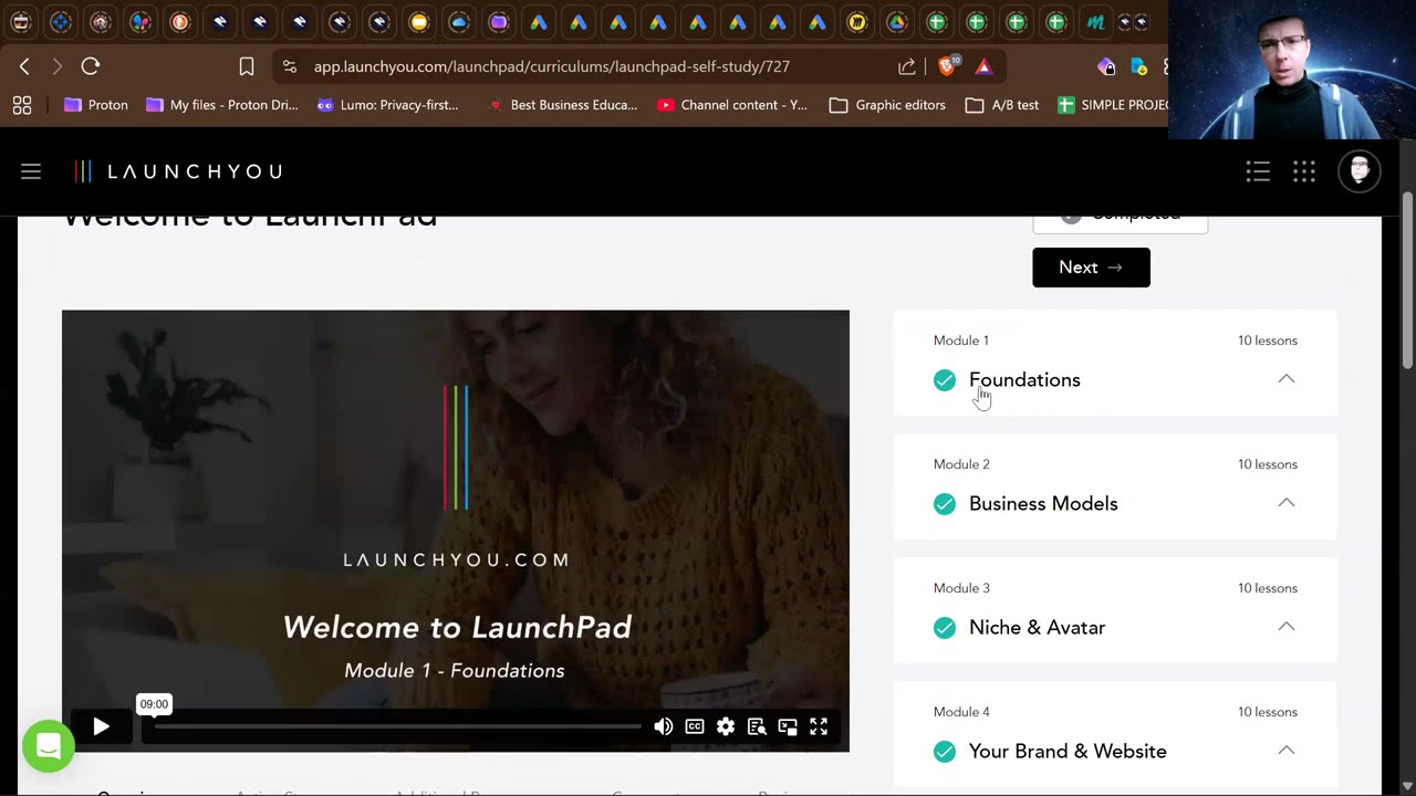 LaunchPad presentation - main course