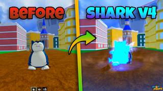 I Upgraded SHARKMAN V1 to V4.. 🦈 (Blox Fruits)