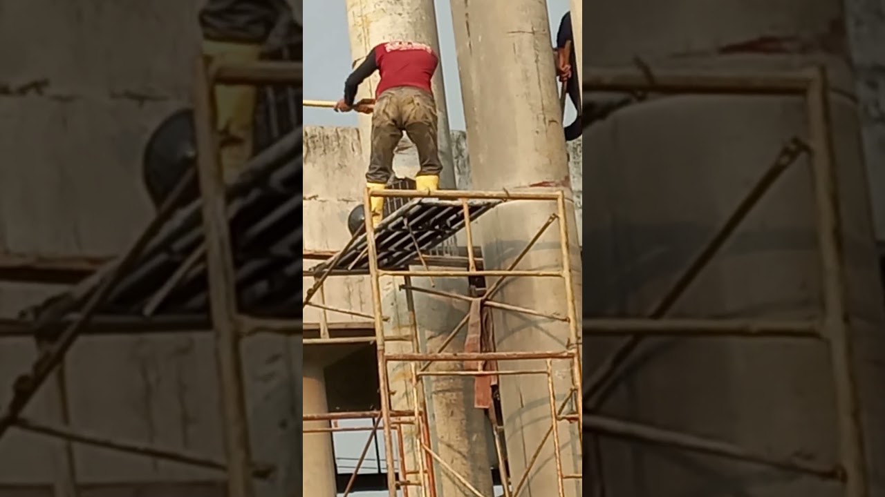 Concrete helpless!technique of hitting concrete with an effective hammerf