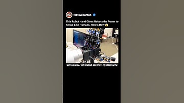 This Robot Hand Gives Robots The Power To Sense Like Humans. Here